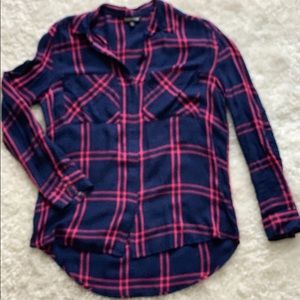 Express Plaid Button Down